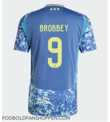 Ajax Brian Brobbey #9 Udebanetrøje 2024-25 Kortærmet